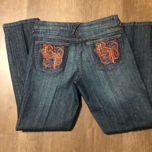 Baby Phat Jean Sz 11 distressed ripped style